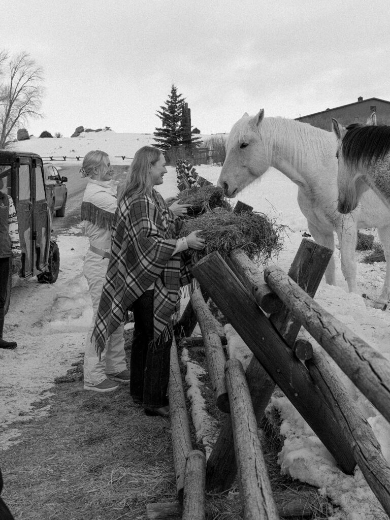 Brush Creek Ranch guest activities, horseback riding.